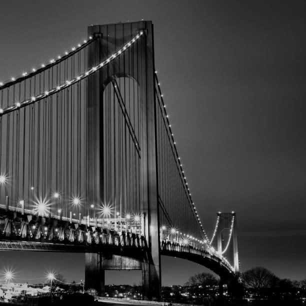 istock Midnight at Verrazano Narrows Bridge 699566150