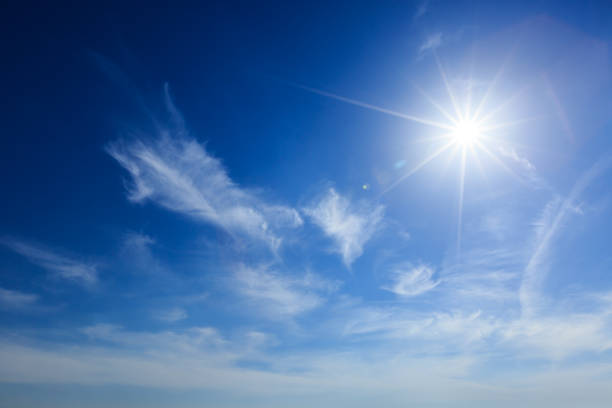 istock Sky clouds and sun natural landscape 699581516