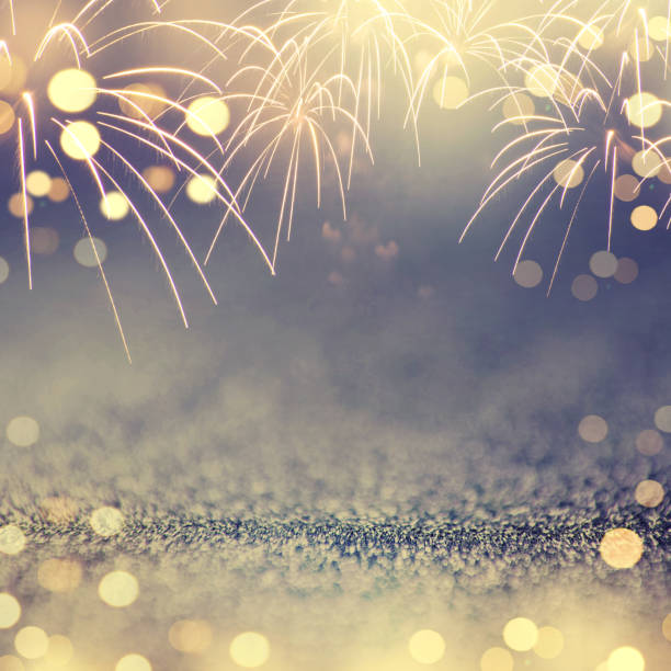 istock Vintage fireworks at New Year 699688982