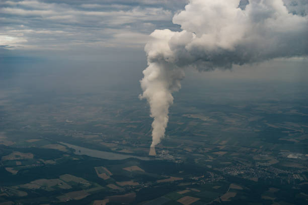 istock Smoke from the chimney factory, air pollution 699695854