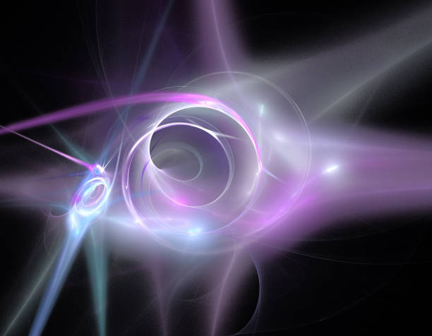 istock image of one Digital Fractal on Black Color 699728906