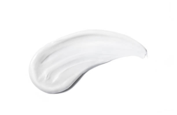Cosmetic cream isolated on white stock photo