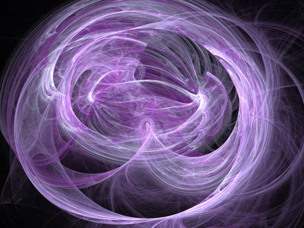 istock image of one Digital Fractal on Black Color 699766548