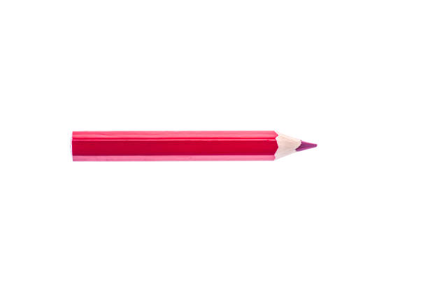 istock One colored Red pencil isolated on white background 699794032
