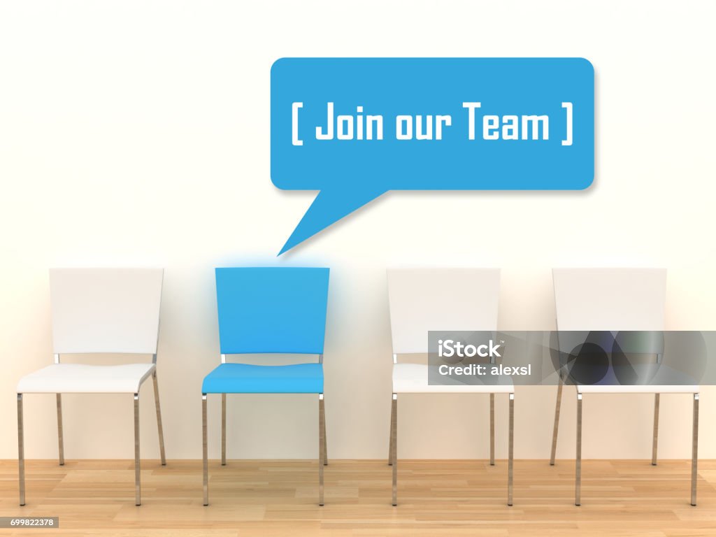 Join our team job recruitment Help Wanted Sign Stock Photo