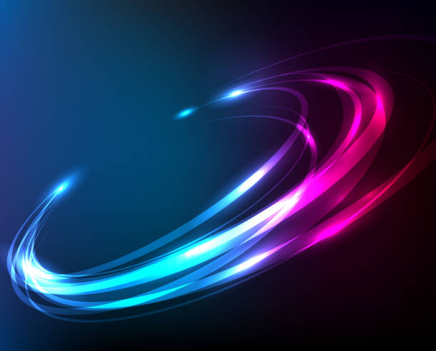 unwirklich abstrakten hintergrund - glänzend grafiken stock-grafiken, -clipart, -cartoons und -symbole