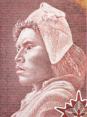 Campesino portrait from Bolivian money