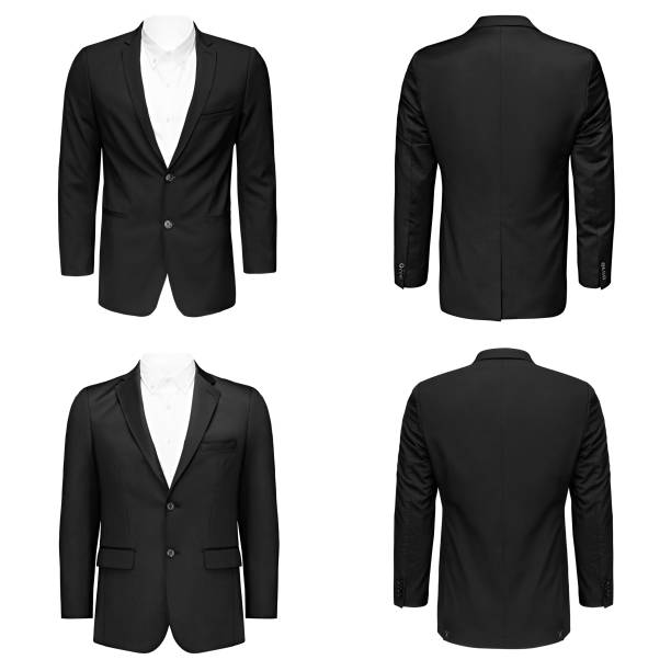 Jacket and shirt Jacket and shirt isolated on white background blazer jacket stock pictures, royalty-free photos & images