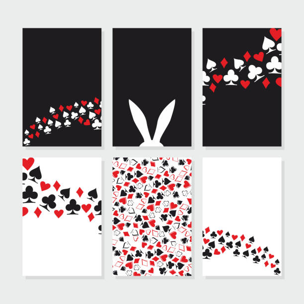 Alice in Wonderland. Set of card Alice in Wonderland. Set of card. Background. Vector illustration alice in wonderland stock illustrations