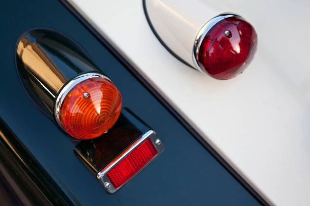 istock Close up of car headlights 699877366