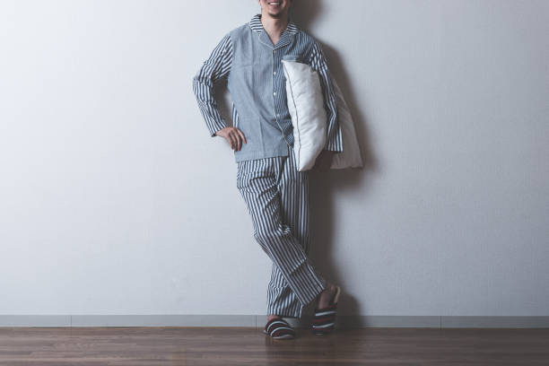istock Men wearing pajamas 699878122