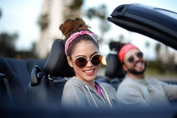 istock Young couple in the car 699883816