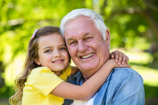 istock Girl with her grandfather 699893824