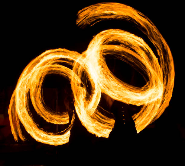 istock Abstract background of flame on fire show 699945304