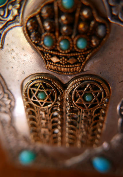 istock Golden Gilded Jewish Prayer Book 699971700