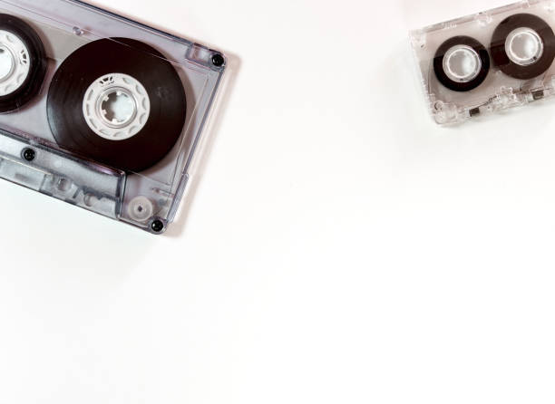 istock Different sizes of audio cassette tape isolated 700077698