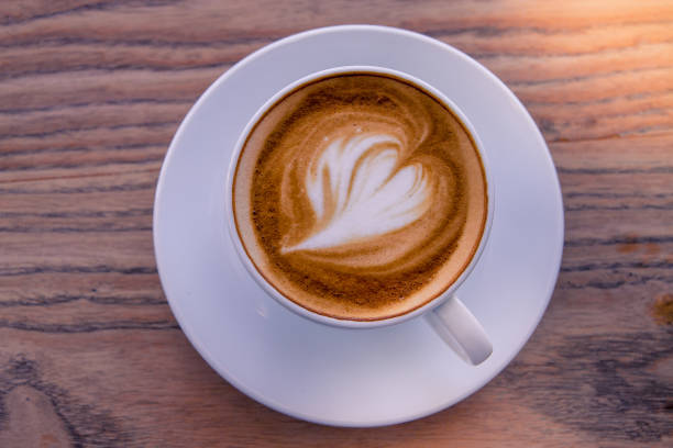 istock A cup of coffee late art 700103118