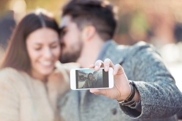 istock Lovely couple outdoors 700142384