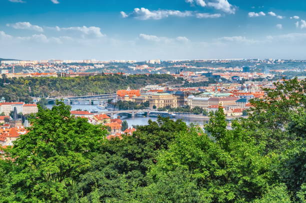 istock Aerial view of Prague Old Town, Czech Republic 700157698