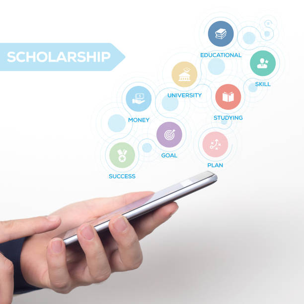 istock Scholarship Concept with Icons and Keywords 700185190