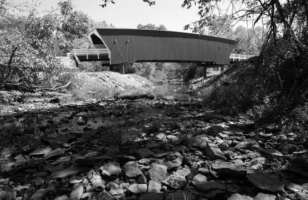 istock Cedar Bridge, Madison County, Iowa, [September 2004] 700187854