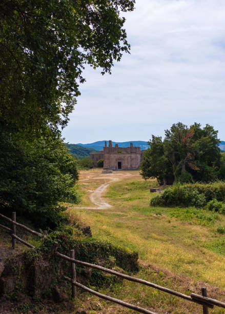 Monterano (Rome) - Medieval ruins in Italy