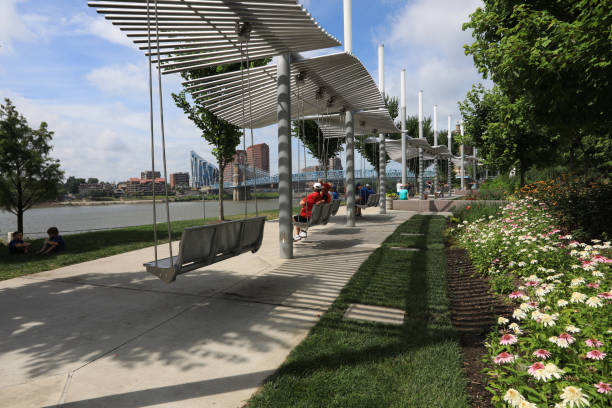 Smale Riverfront Park in Cincinnati, Ohio – Foto