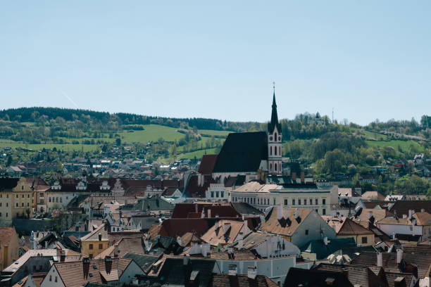 istock View of town Cesky Krumlov 700247596