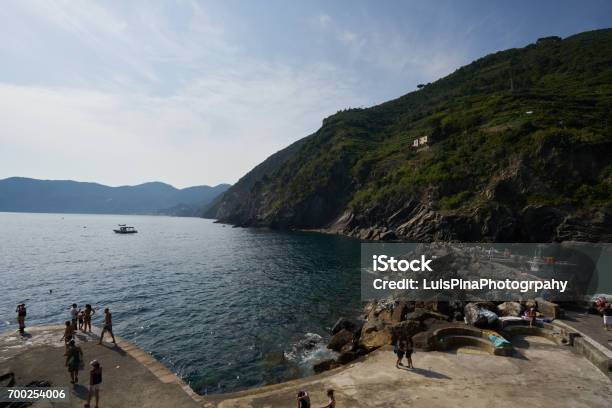 Vernazza Beach Stock Photo - Download Image Now - Architecture, Bay of Water, Beach