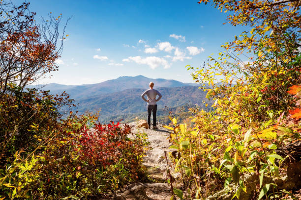 istock Man at the edge of a cliff 700257144