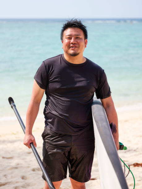 istock Paddle boarding Adventure in Okinawa Japan 700264410