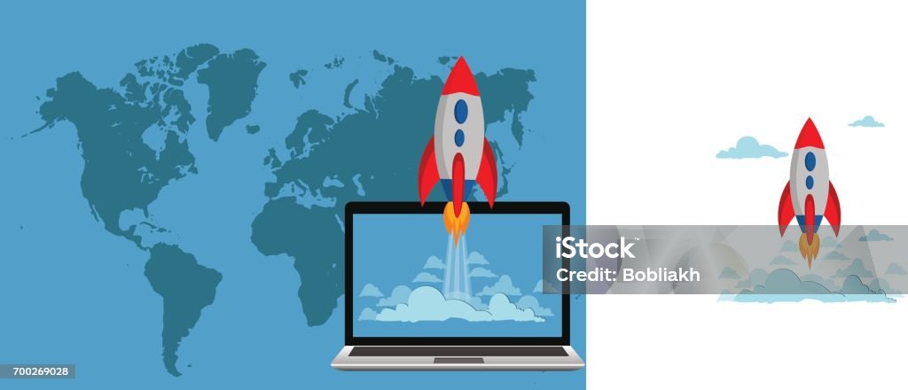 online search, business concept Applying stock vector