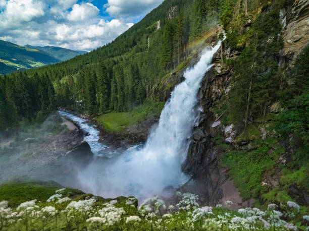 istock The largest waterfall in the Austrian Alps 700275678