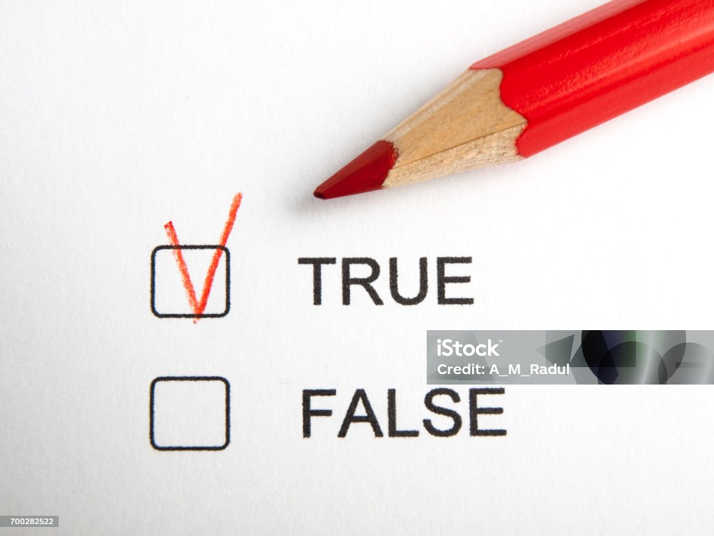 Tiempo De Elegir Verdadero No Falso Con Lápiz Rojo Foto de stock y más banco de imágenes de Honestidad - Honestidad, Falso, Solución - iStock Tiempo De Elegir Verdadero No Falso Con Lápiz Rojo Foto de stock y más banco de imágenes de Honestidad - Honestidad, Falso, Solución - iStock