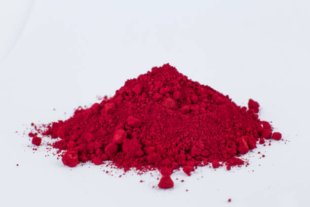 istock Carmine pigment on a white background 700293548