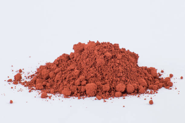 istock Moroccan Ochre pigment on a white background 700293642