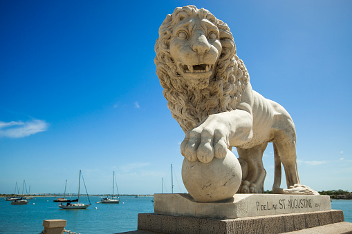 Bridge Of Lions In St. Augustine, Florida