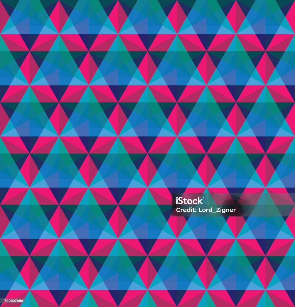 Triangular Geometric Seamless Pattern Stock Illustration - Download ...