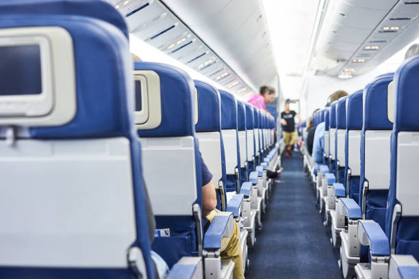 istock The inside of a public plane 700324396