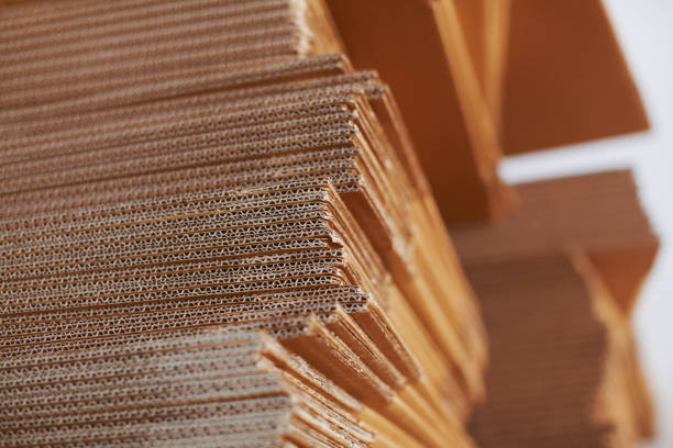 istock Beautiful texture of close up clean bright cardboard 700404726
