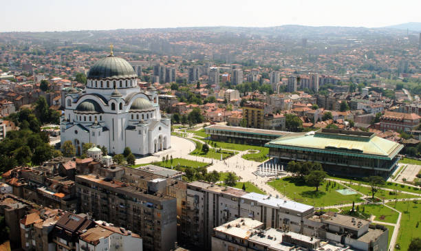 Saint Sava Temple Saint Sava Temple serbia stock pictures, royalty-free photos & images