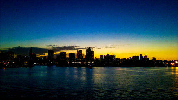 istock The sun sets behind the skyscrapers in Buenos Aires 700448204