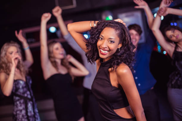 istock Cute friends having fun and dancing 700494462