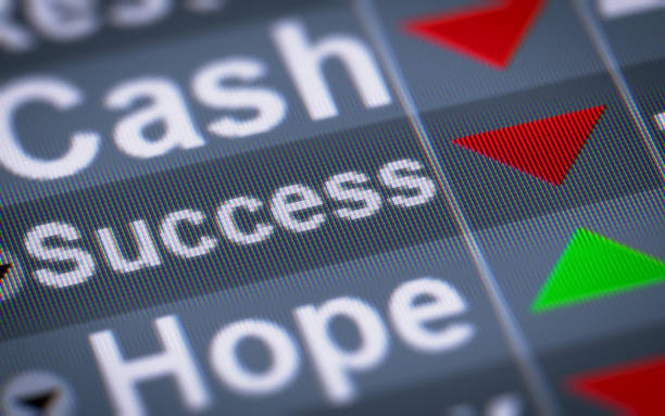 istock The Index of Success on The Screen. 700581300