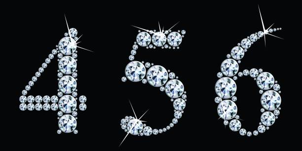 12,100+ Diamond Numbers Stock Illustrations, Royalty-Free Vector