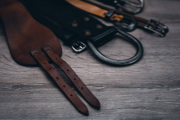 Italian leather belts, often found in shops along the streets, are renowned for their exceptional craftsmanship and high-quality materials. These stylish accessories are a testament to Italy's longstanding tradition of producing luxury leather goods.