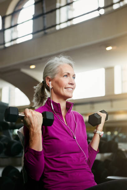 istock When I lift weights, I also lift my spirits 700614434