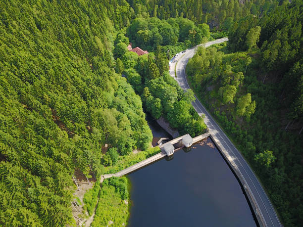 istock Small Dam in the Harz National Park 700627104