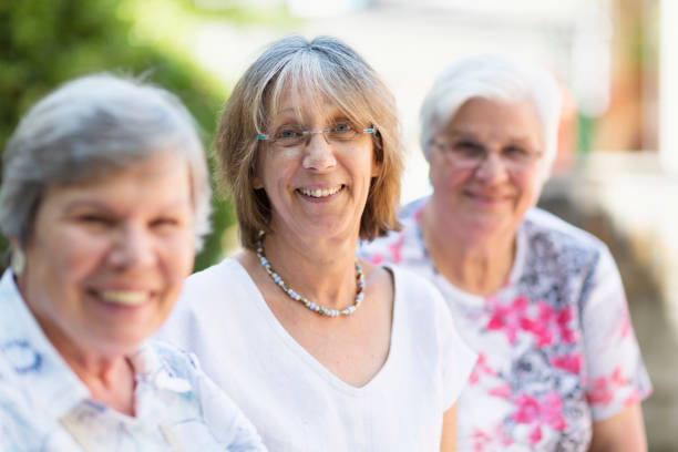 istock Senior women friends  having fun together 700646458