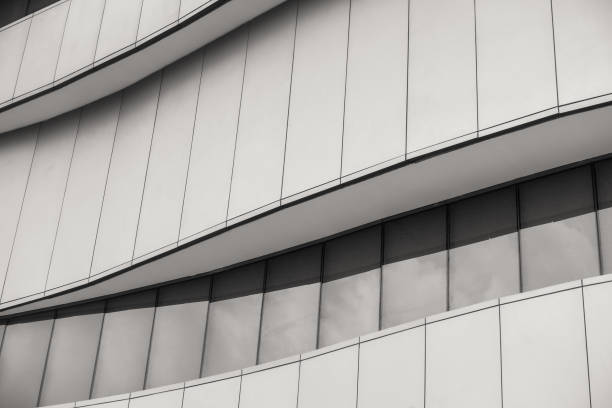istock Design outdoor facade of moden architectural building. 700649176